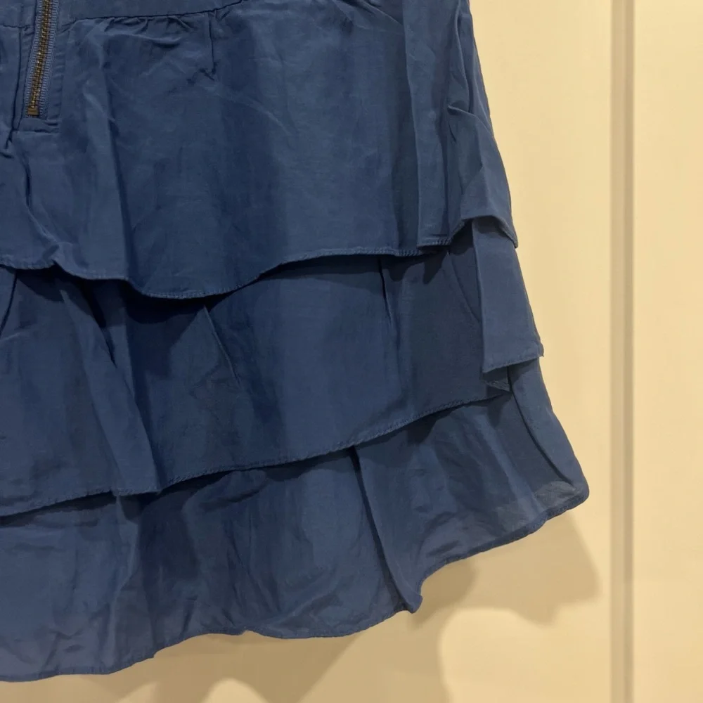 Talula Navy Layered Mini Skirt - Picture 5 of 9